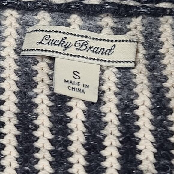 Lucky Brand Wool blend Coatigan button up Size small cozycore Boho Office - Picture 6 of 6